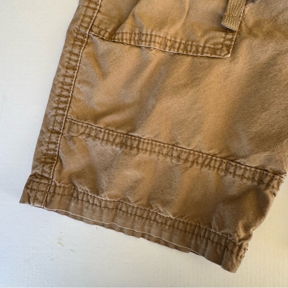 Circo Boy's Khaki Cargo Shorts Draw Strings Size Small 6/7 - Picture 4 of 8
